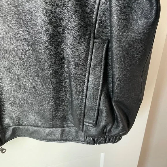 Men’s Croft & Barrow Leather Jacket size XL - Picture 6 of 9